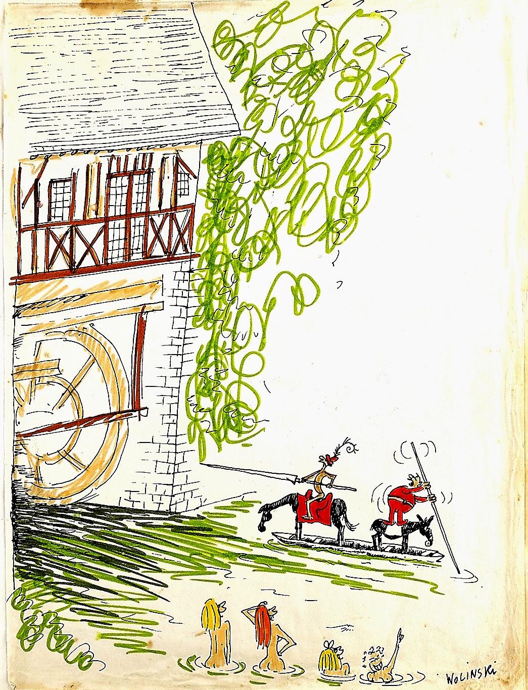 Wolinski était passé par le Moulin d'Andé Wolinski était passé par le Moulin d'Andé