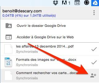 Google Drive pour Mac et PC l’état de synchronisation de vos fichiers et la gestion de la bande passante