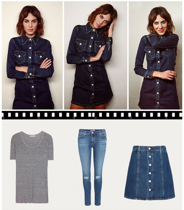 ALEXA CHUNG FOR AG JEANS DENIM COLLECTION