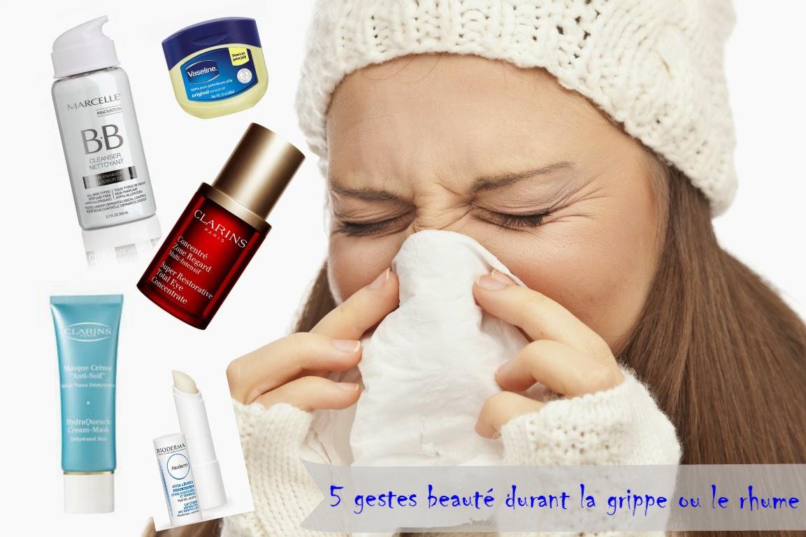 5 gestes beauté à faire durant la grippe ou le rhume