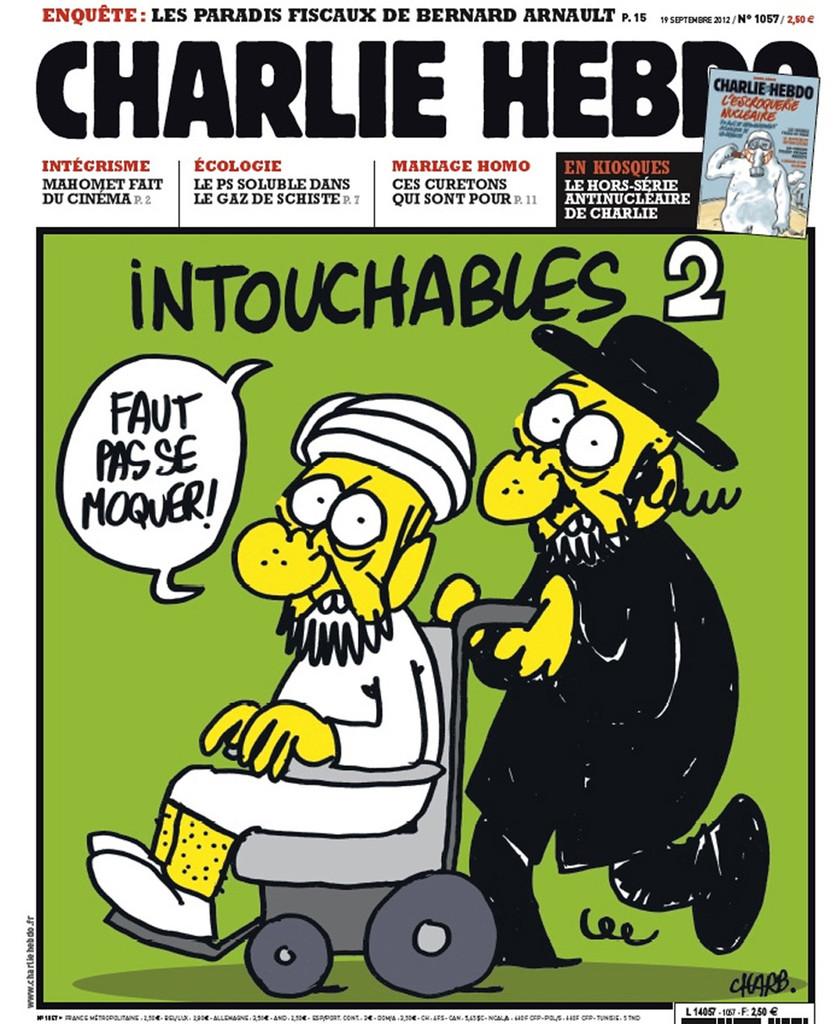 Une de Charlie Hebdo, septembre 2012