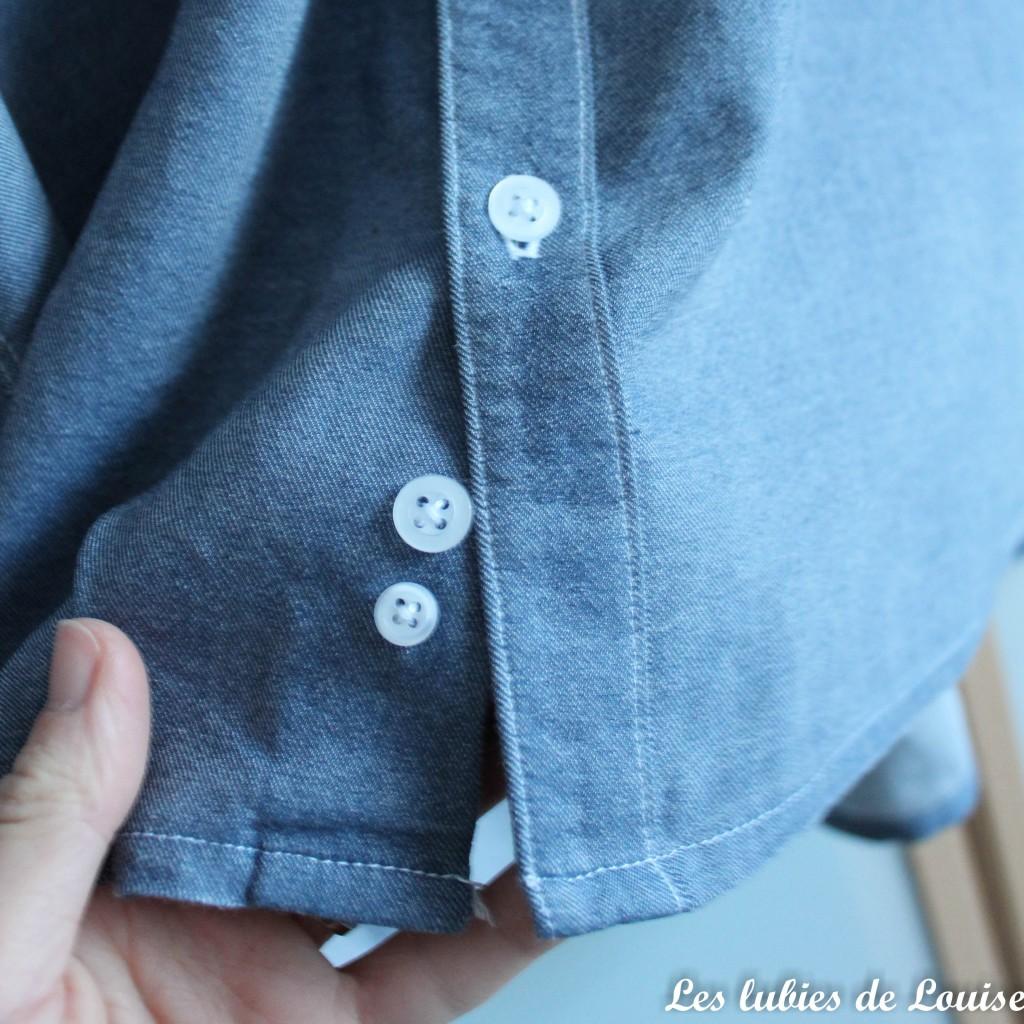 Une chemise western pour mon mari Chemise demin val - les lubies de louise-6