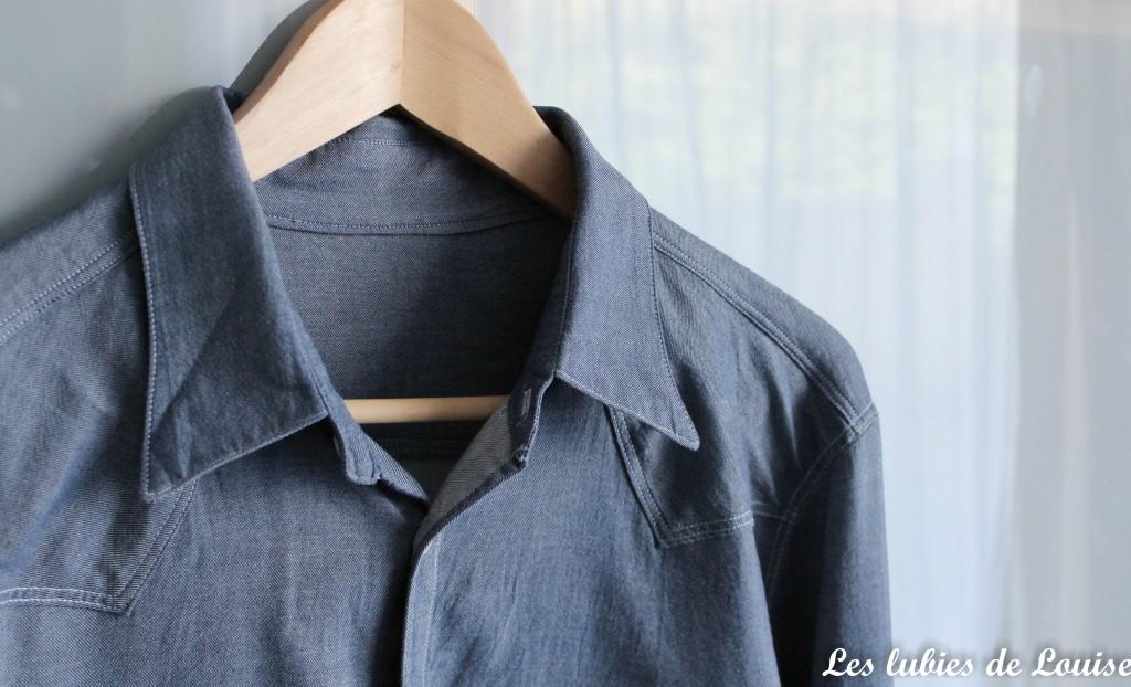 Une chemise western pour mon mari Chemise demin val - les lubies de louise-2