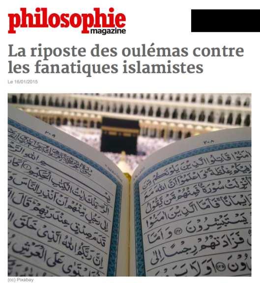 Lettre ouverte des philosophes arabes au «Calife en chef» des Djihadistes à la con…