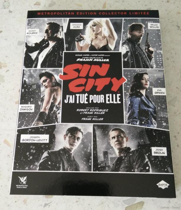  [Unboxing ] Sin City   Jai tué pour elle   BluRay   Collector  unboxing sin city collector BluRay 