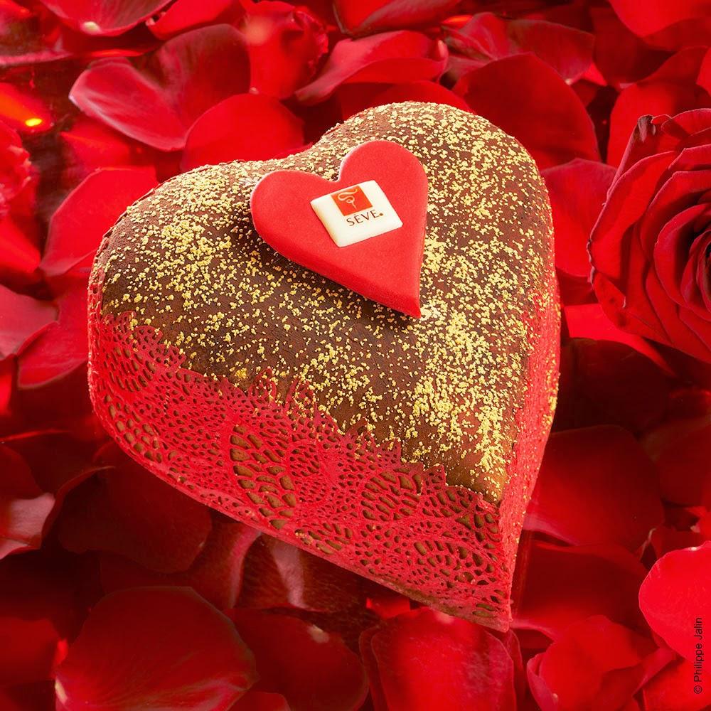L'amour se fête en chocolat ! Saint Valentin de la Maison SEVE : des entremets en coeur et de la haute couture chocolatée