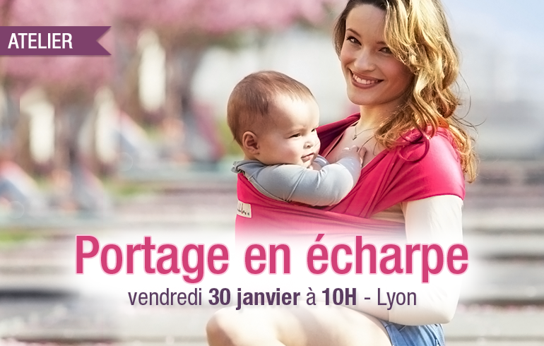 Atelier « Tout savoir sur le Portage bébé en écharpe à Lyon »