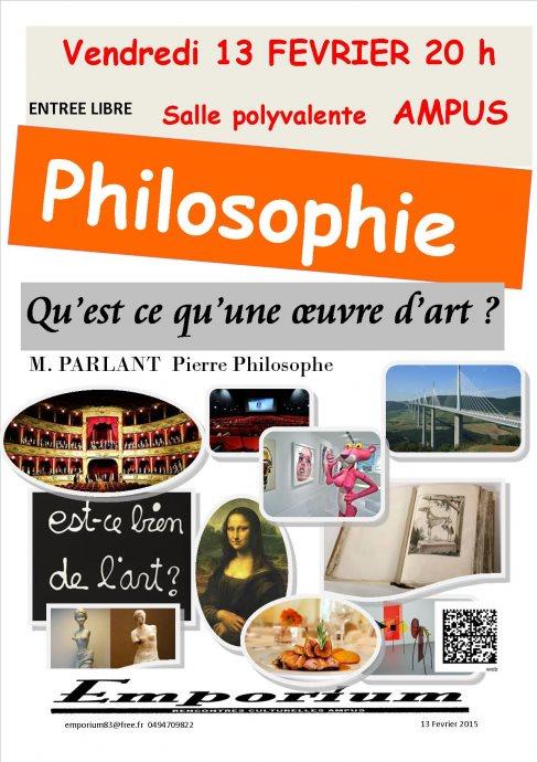 Rencontre le 13 février 2015 : L’Art 2737