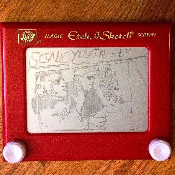 Avec son Télécran, elle recrée des pochettes d’albums célèbres allikatz-7