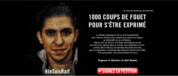 Le roi Abdallah est mort ? Vive Raif Badaoui ! #JesuisRaif