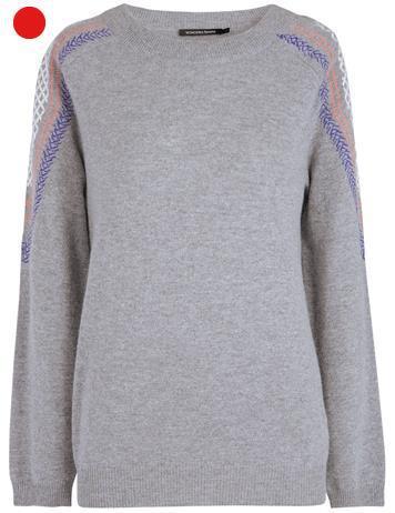 Ma wishlist de soldes Monoprix pull brodé