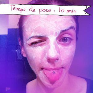 Test du masque Hydrosmose Mary Cohr tempsdepose