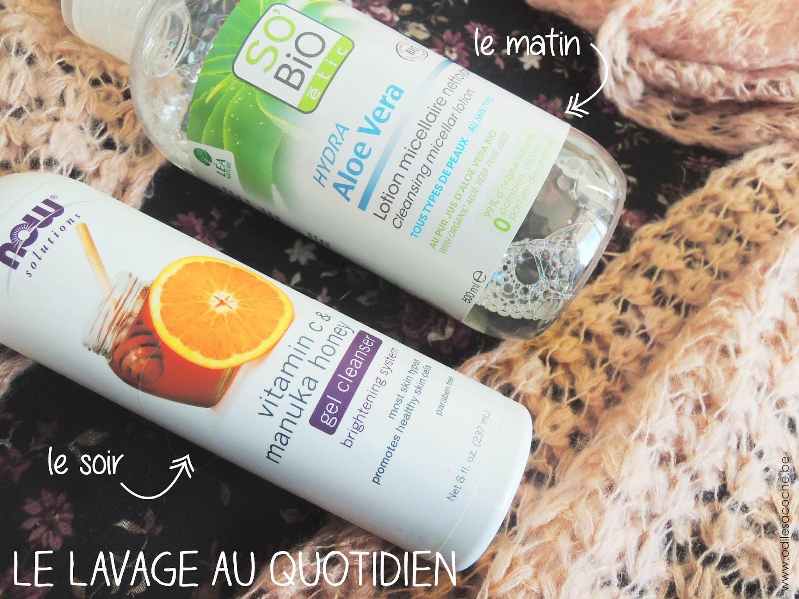 Se nettoyer le visage routine nettoyage matin soir