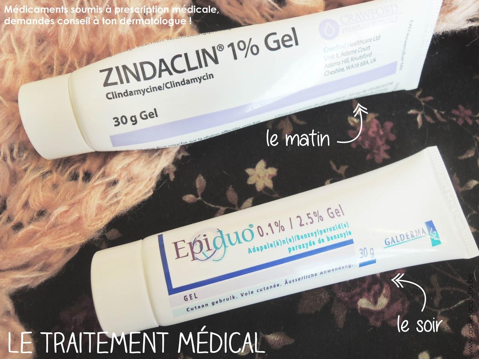Appliquer ses crèmes zindaclin epiduo
