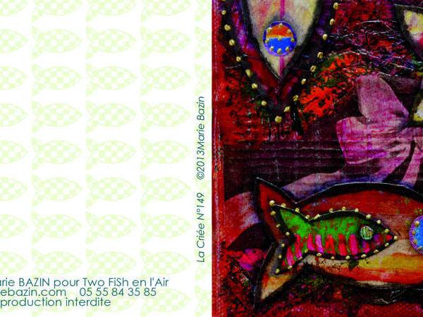 Cartes à commander sur Two FiSh en l'Air Les mini cartes postales La Criée, à commander sur la boutique en ligne Two FiSh en l'Air (Reproduction interdite)