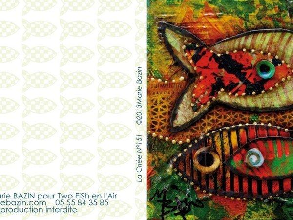 Cartes à commander sur Two FiSh en l'Air Les mini cartes postales La Criée, à commander sur la boutique en ligne Two FiSh en l'Air (Reproduction interdite)