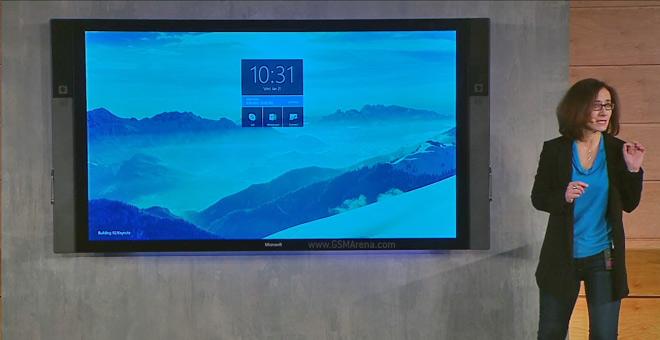 Microsoft Surface Hub, un ordi géant  tout-en-un pour les conférences