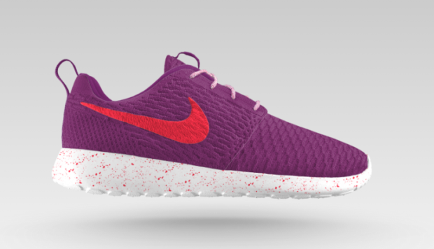 Nike Flyknit Roshe Run iD violet Nike Flyknit Roshe Run iD violet