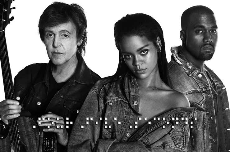 Paul Mc Cartney collabore avec Rihanna & Kanye West