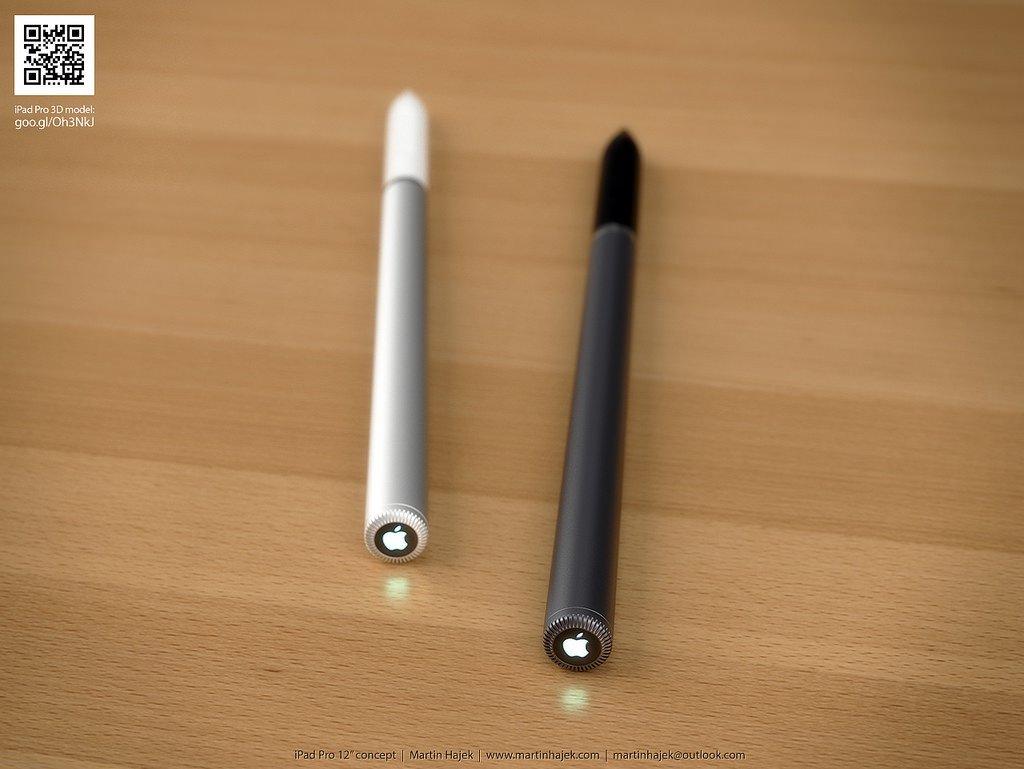 Concept : iPad Air 2 vs iPad Mini 3 vs iPad Pro iPad-Pro-stylets-concept-2
