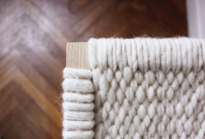 WOOL AND WOOD la console bois et laine par Amaury Poudray WOOL AND WOOD la console bois et laine par Amaury Poudray