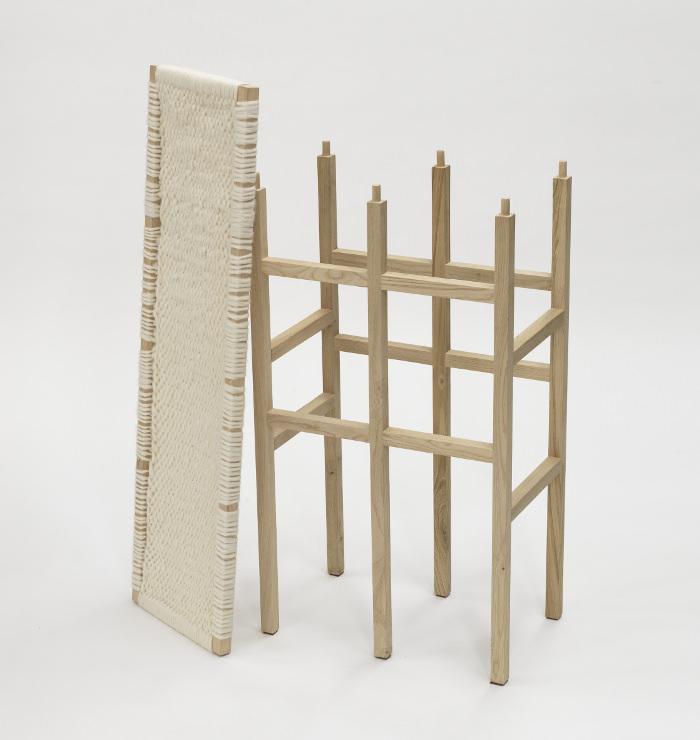WOOL AND WOOD la console bois et laine par Amaury Poudray WOOL AND WOOD la console bois et laine par Amaury Poudray