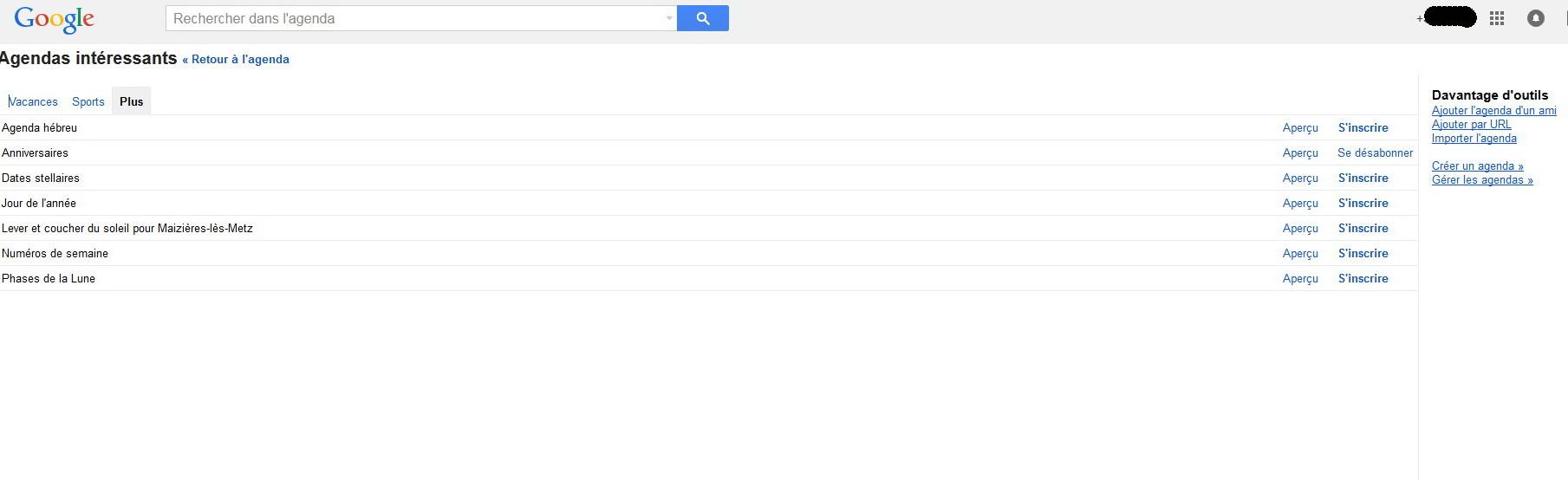 Tuto : Enlever les anniversaires de Google Agenda google-agenda7