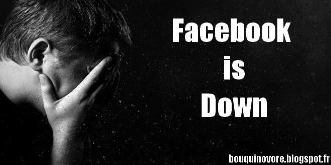 Facebook is Down a qui profite le crime?