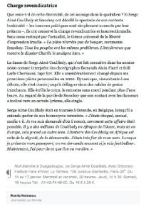 NUIT BLANCHE A OUAGADOUGOU de Serge Aimé Coulibaly: LE MONDE en parle à deux reprises. 3