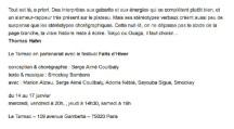 Déferlante médiatique pour l’ouverture de FAITS D’HIVER avec la création NUIT BLANCHE À OUAGADOUGOU de Serge Aimé Coulibaly 3