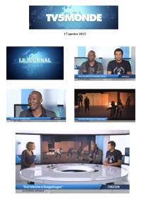 Déferlante médiatique pour l’ouverture de FAITS D’HIVER avec la création NUIT BLANCHE À OUAGADOUGOU de Serge Aimé Coulibaly TV5MONDE_17012015