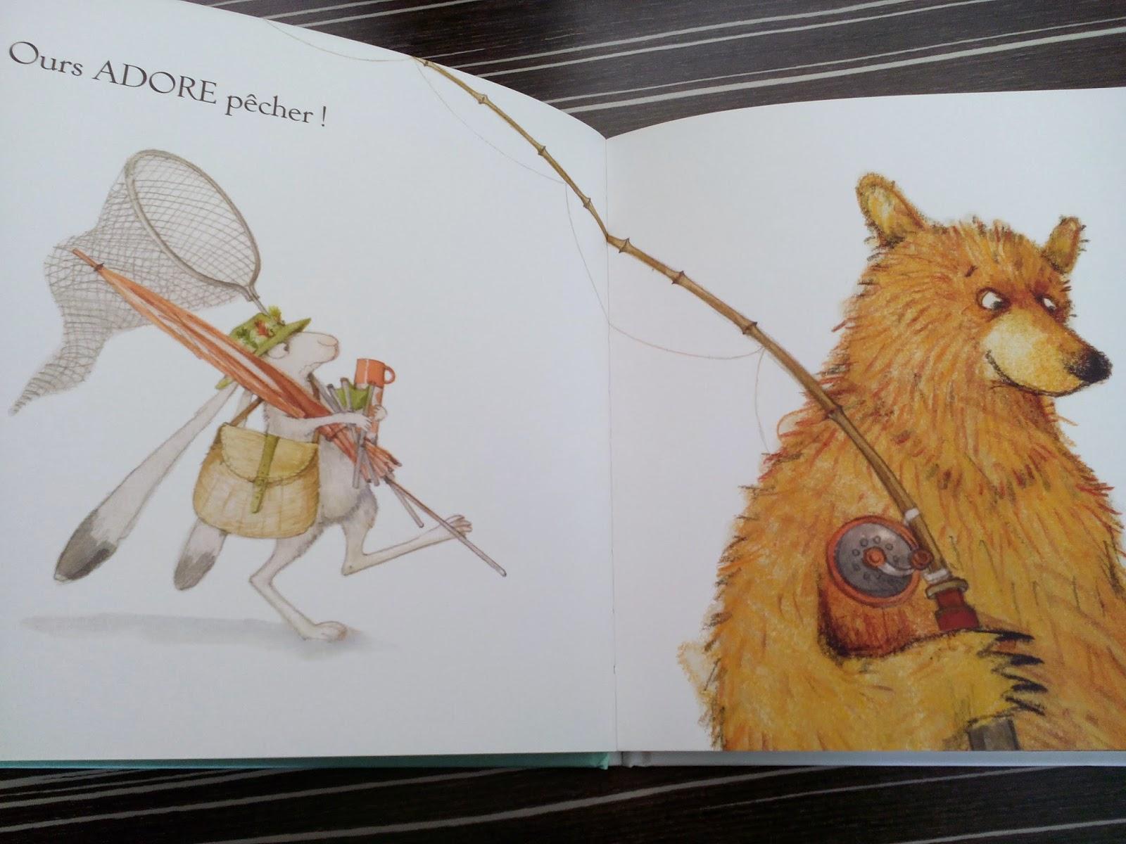 Lièvre et Ours vont à la pêche Lièvre et Ours vont à la pêche