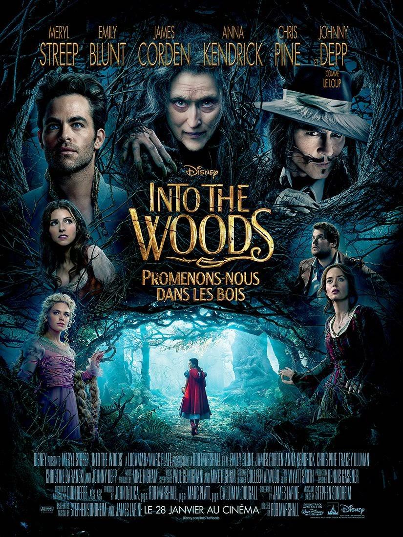 CINEMA: Into the Woods, Promenons-nous dans les bois (2014), jovialité infectieuse dans les bois / Into the Woods, sing along in the woods #DisneySocialClub