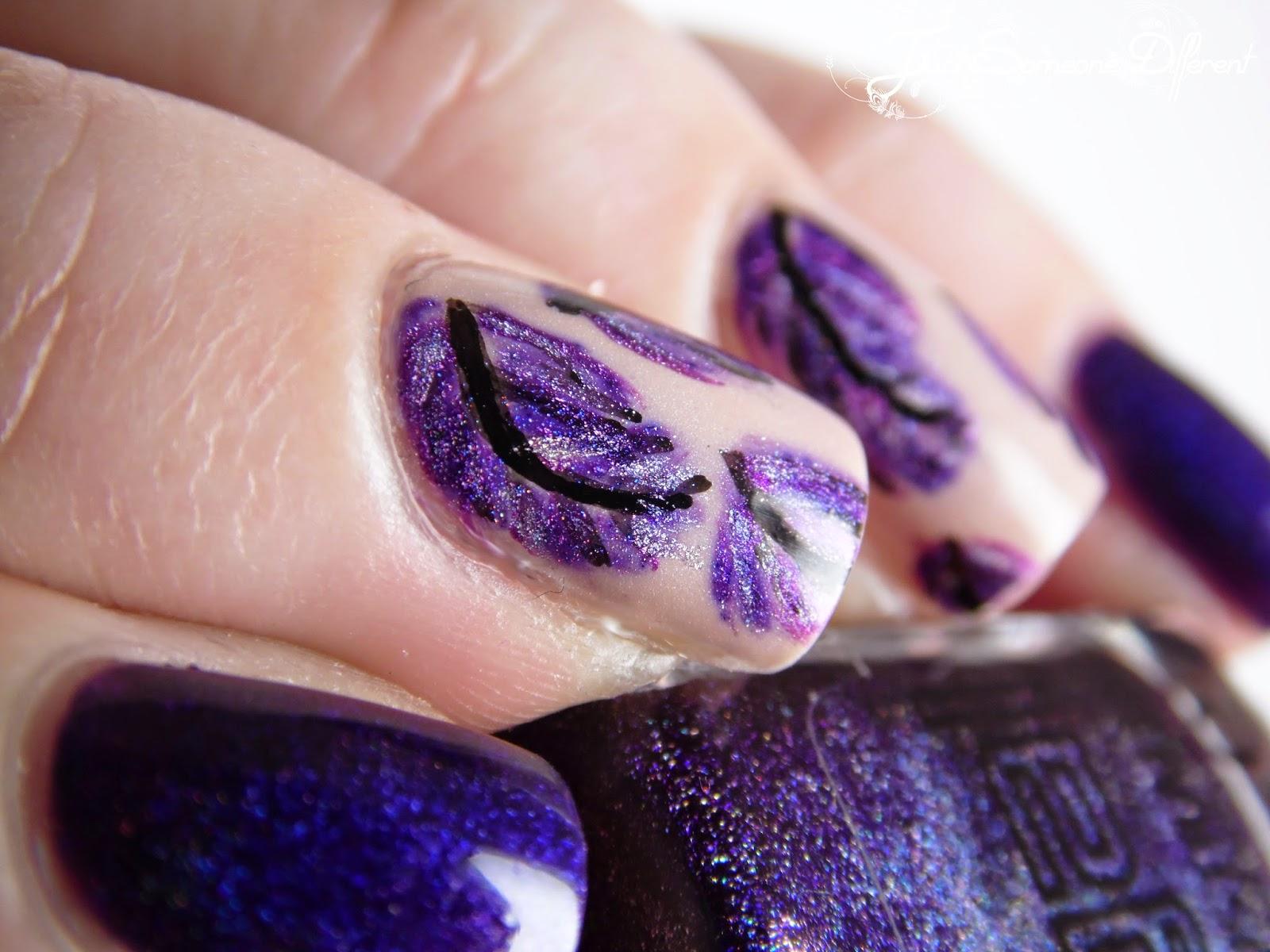 Purple feathers Purple feathers