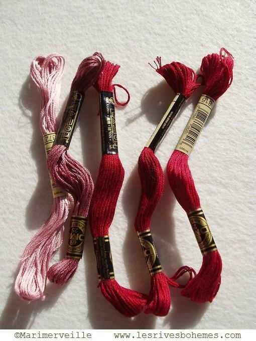 Trier, ranger, évacuer ... Se remotiver ! Marimerveille fil à broder DMC