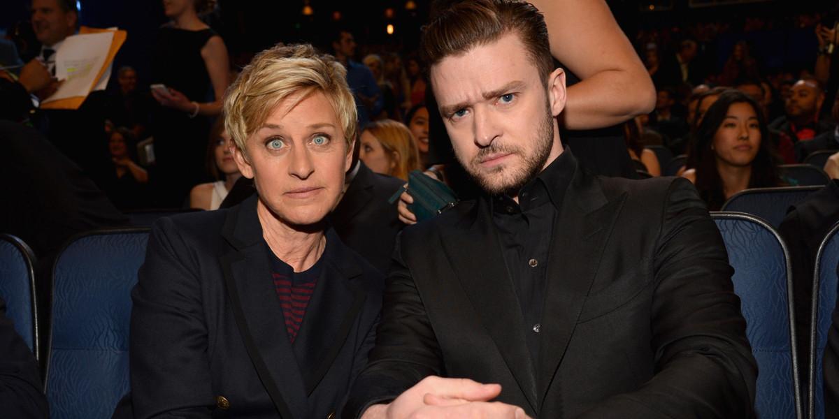 Justin Timberlake souhaite un joyeux anniversaire à Ellen Degeneres