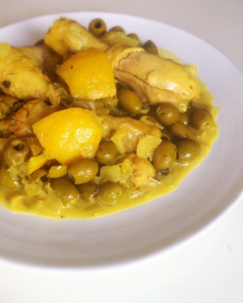 Poulet aux olives, Coriandre &; Citron Confit
