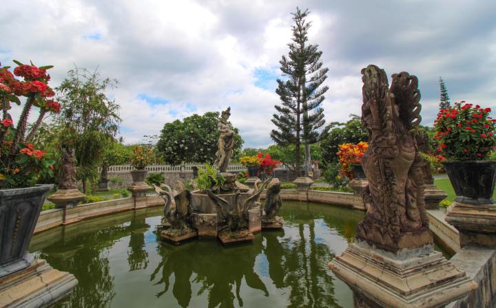 Activité à Amed : le Taman Ujung à Amlapura La fontaine Kolam Air Mancur