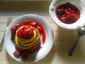 pancake fraises