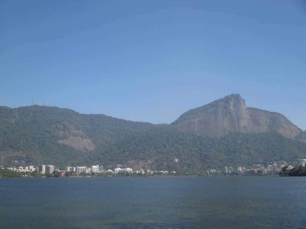 la lagune ( le Corcovado tout en haut)