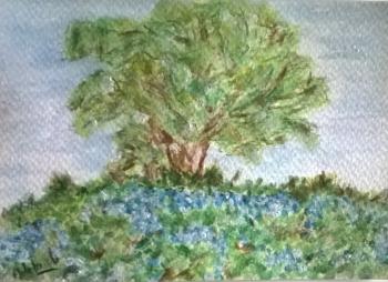 L'arbre aux bleuets