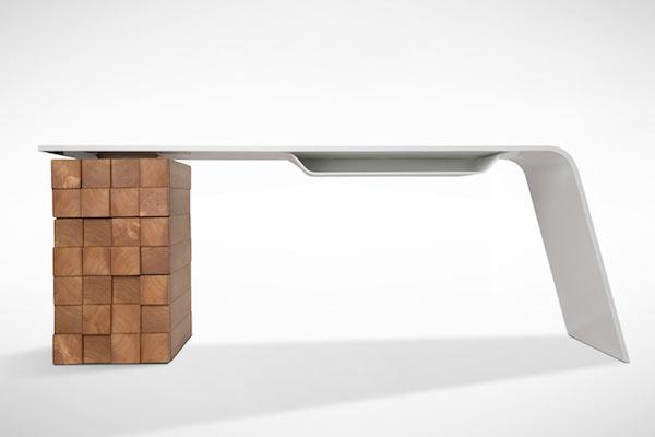 High-tech-office-desk-Katedra-by-Desnahemisfera