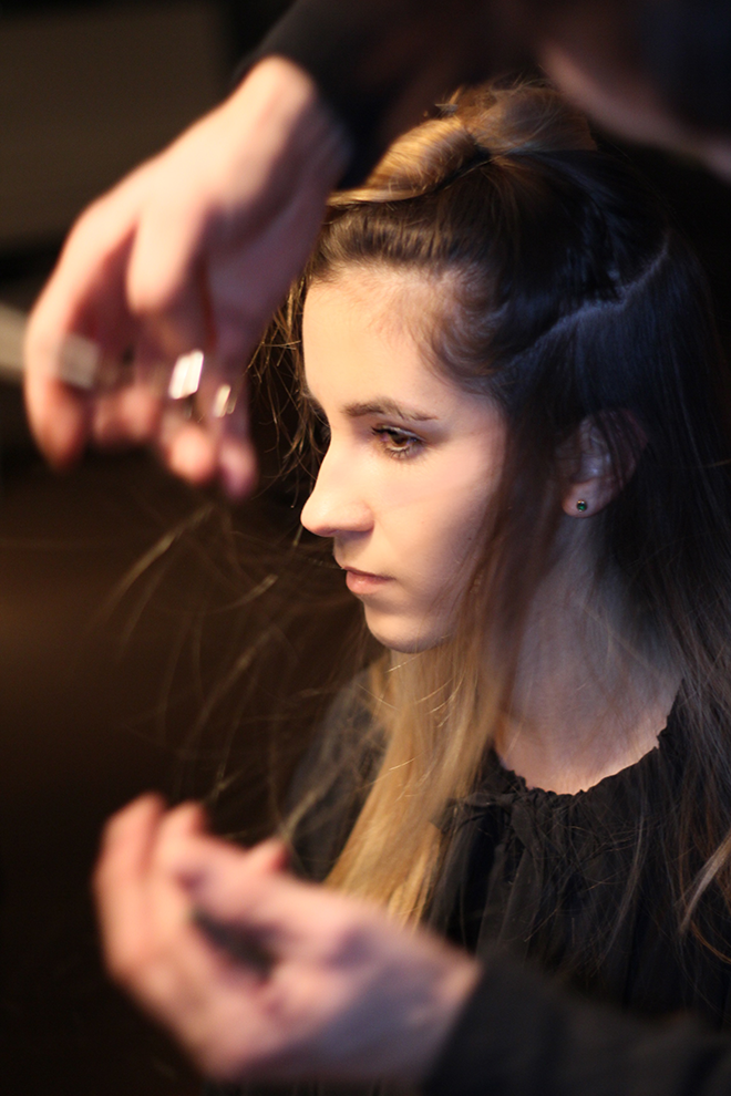 Les moyens peignant pour les cheveux avec le henné