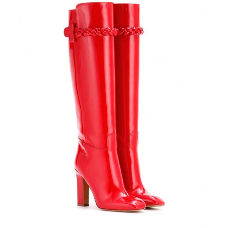 Les bottes rouges Valentino de Jenifer bottes rouges