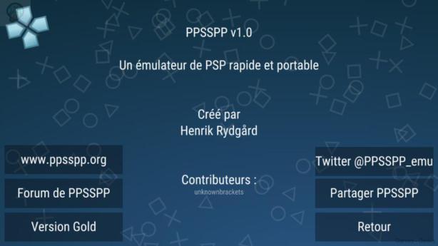  Decouvrez PPSSPP un émulateur PSP  PPSSPP android 