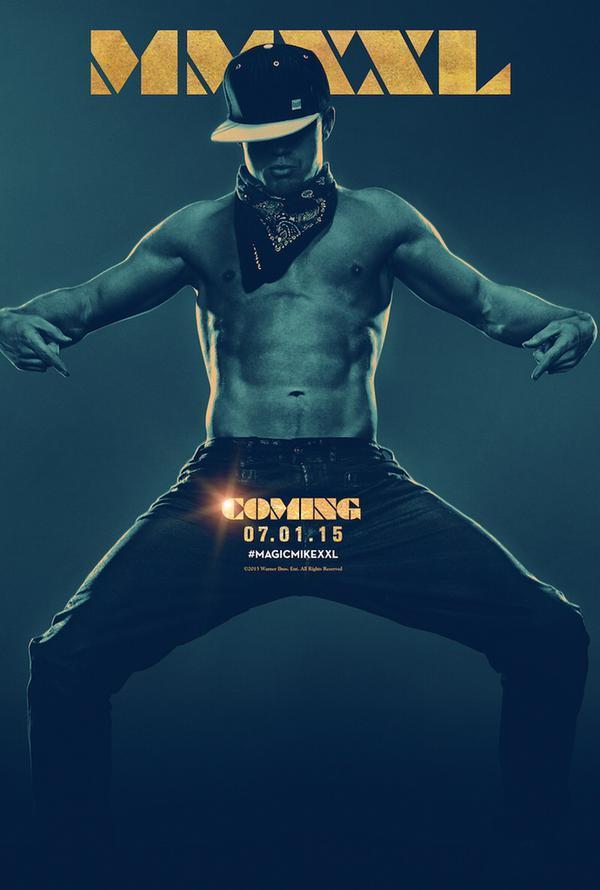 Channing Tatum se met à nu pour l'affiche de Magic Mike XXL !