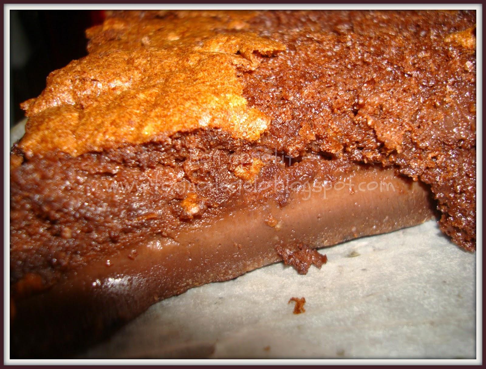 Gâteau magique au chocolat à IG bas - Bizcocho mágico al chocolate IG bajo