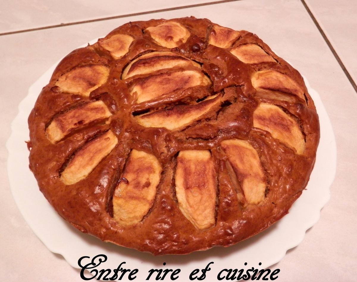 Gâteau chocolaté aux Pommes {tout léger en sucre}