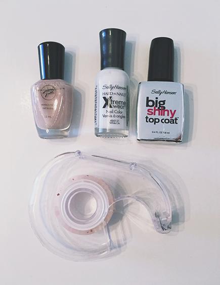 DIY : Nail art au scotch tape DIY : Nail art au scotch tape