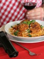Sauce tomate boulettes et saucisses du Parrain (Pasta Recipe – Herbed Meatballs – The Godfather ) SaucTomatBouletSauciParrainBLOG23
